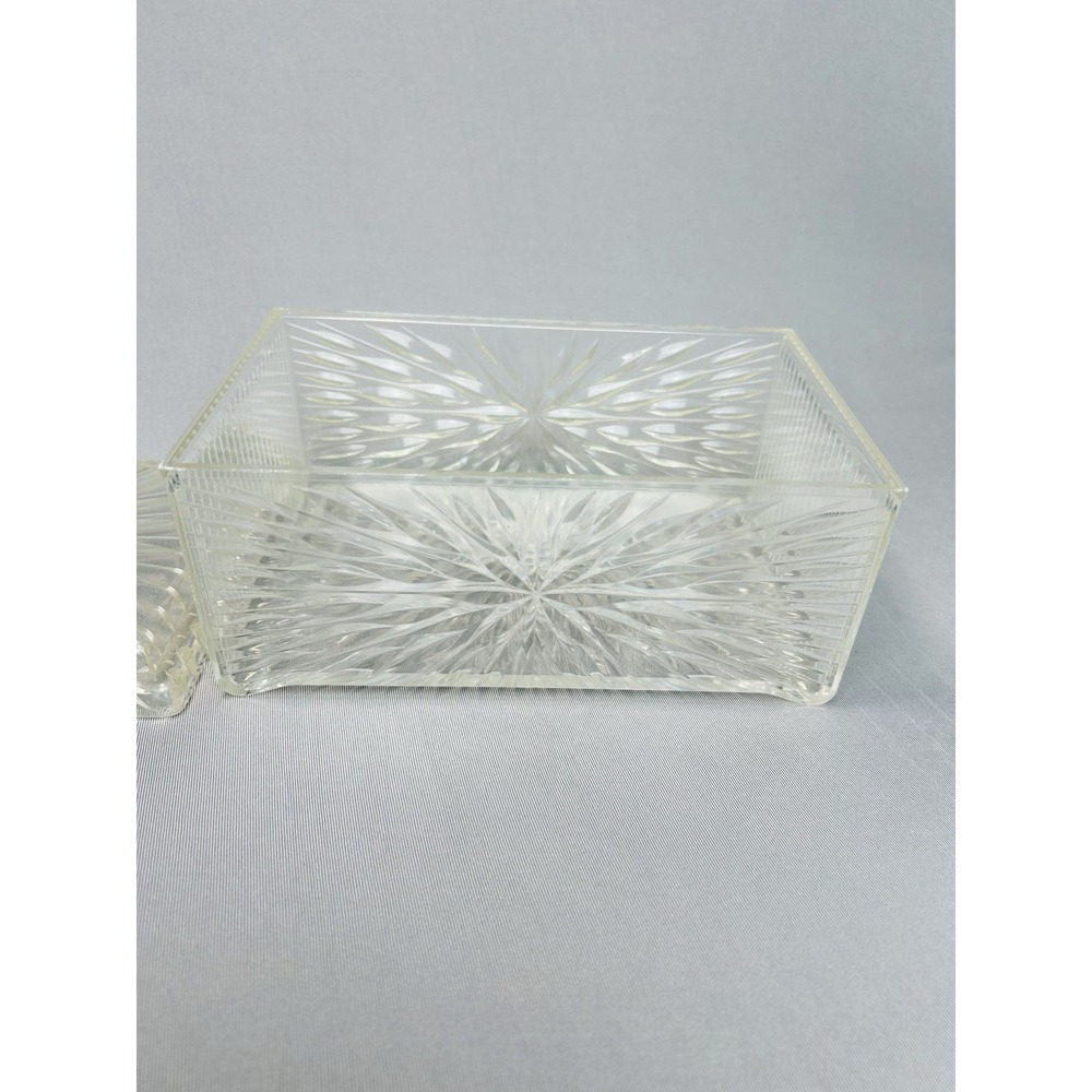 Vintage Plastic Vanity Box With Lid - Picture 8 of 13